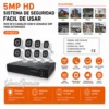 KIT VIDEOVIGILANCIA 8 CAMARAS CON DVR (4) KIT VIDEOVIGILANCIA 8 CÁMARAS CON DVR