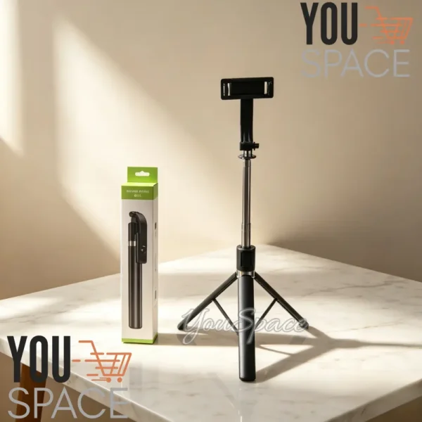 BASTON SELFIE EXTENSIBLE CON TRIPODE INTEGRADO (2) BASTON SELFIE EXTENSIBLE CON TRIPODE INTEGRADO CON BLUETOOH