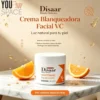 CREMA FACIAL BLANQUEADORA CON VITAMINA C DISAAR (1) CREMA FACIAL BLANQUEADORA CON VITAMINA C DISAAR