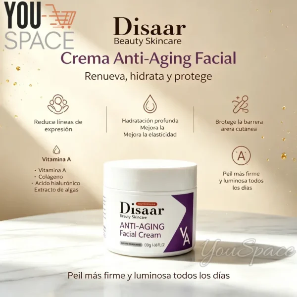 CREMA FACIAL CON RETINOL PARA LAS ARRUGAS DISAAR (4) CREMA FACIAL CON RETINOL PARA LAS ARRUGAS DISAAR