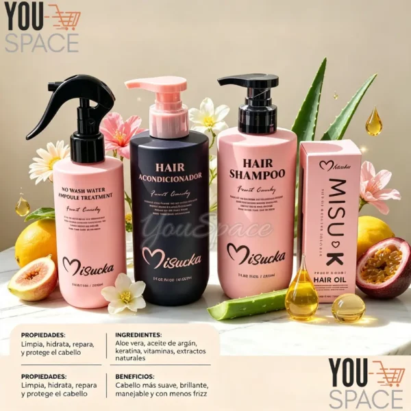 KIT DE CUIDADO CAPILAR FRUIT CANDY MISUCKA (1) KIT DE CUIDADO CAPILAR FRUIT CANDY MISUCKA