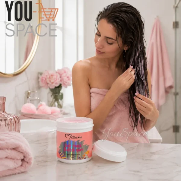 MASCARILLAS CAPILAR HAIR MASK MISUCKA 450 G (1) MASCARILLAS CAPILAR HAIR MASK ROSA MISUCKA 450 G