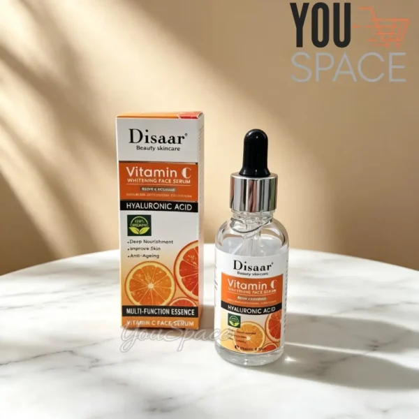 SERUM DE VITAMINA C + ACIDO HIALURONICO DISAAR (3) SERUM FACIAL DE VITAMINA C + ACIDO HIALURONICO DISAAR